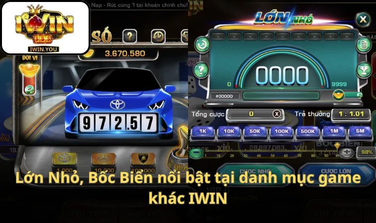 Lớn Nhỏ, Bốc Biển nổi bật tại danh mục game khác IWIN